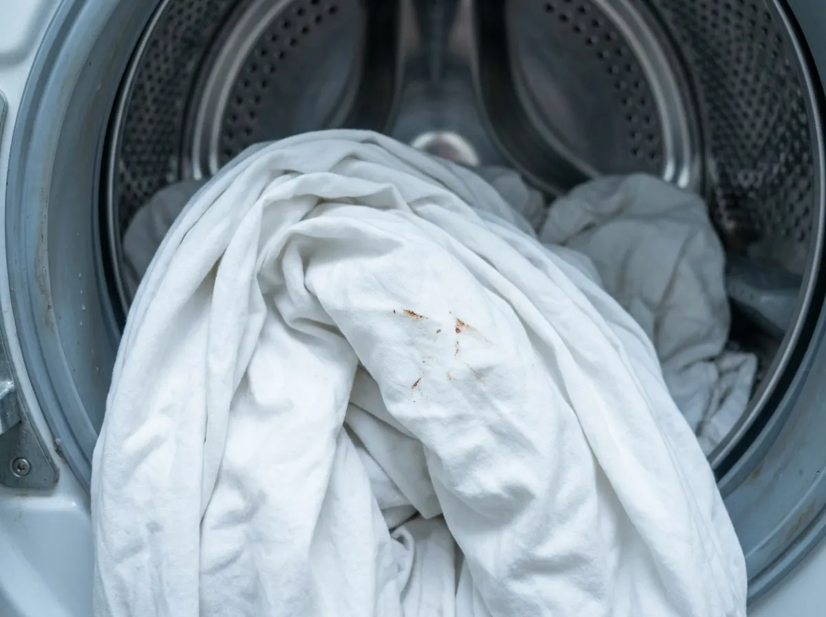 Blutflecken auf Bettwäsche