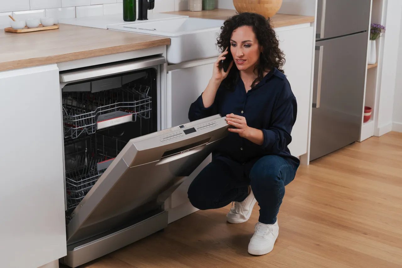 Spülmaschine im Einsatz