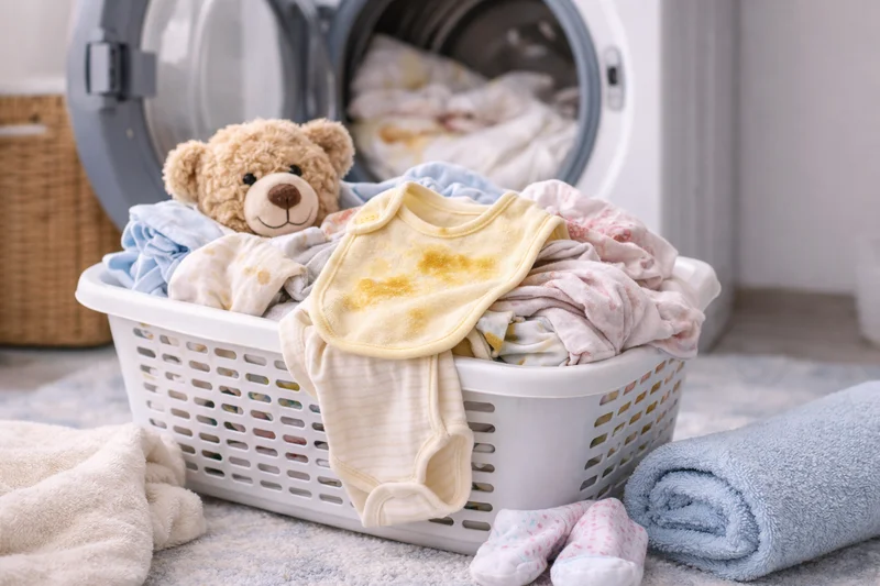 Kotzflecken auf Kleidung