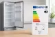 Energielabel eines Kühlschranks mit Effizienzklasse und Verbrauchsangaben