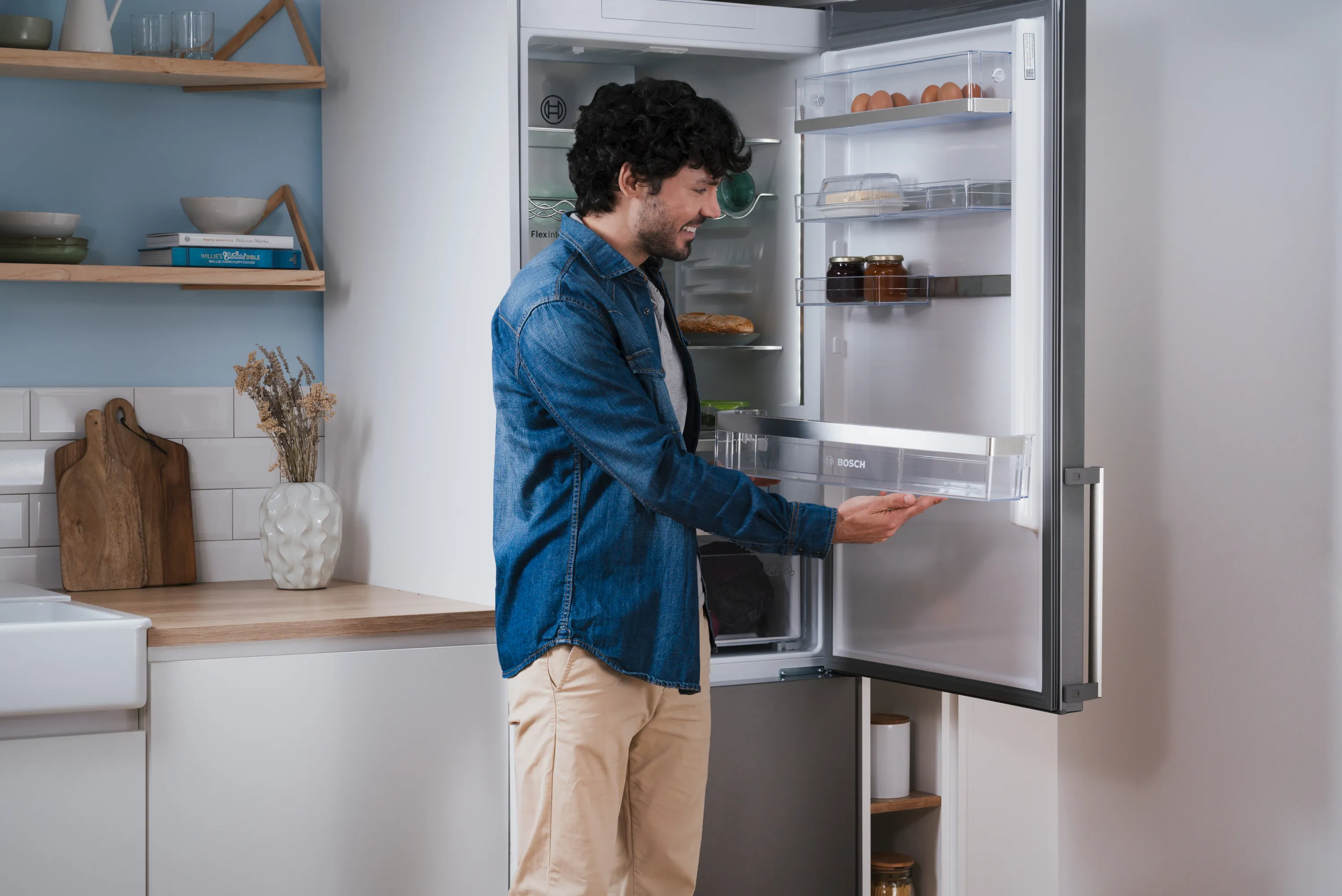 Kühlschrank im Einsatz