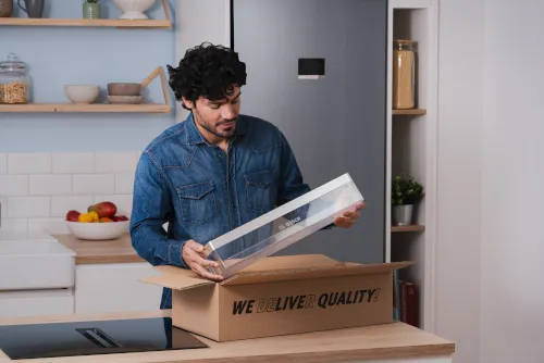 Kühlschrank im Einsatz