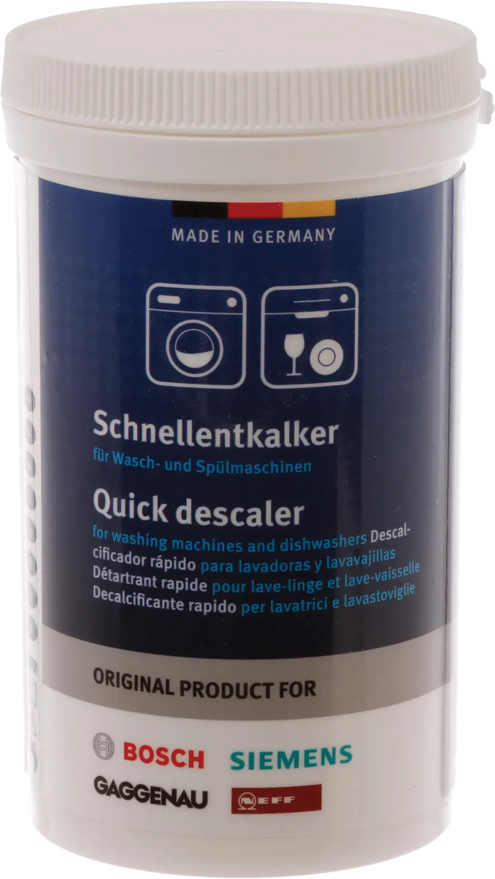 Schnellentkalker für Geschirrspüler