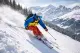 Skifahrer auf der Piste